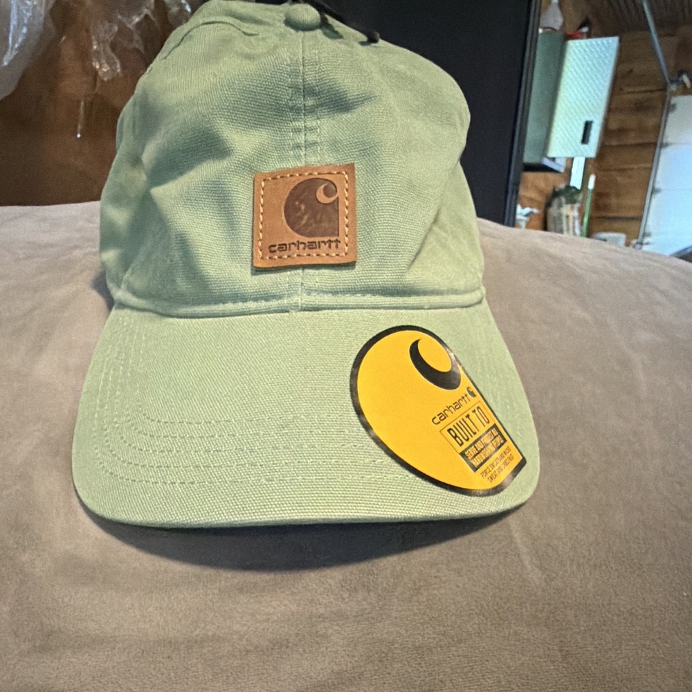 Carhartt Unisex Seafoam Green Canvas Baseball Cap OSFM